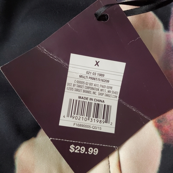 Watercolor Floral A-line Dress - Picture 4 of 4